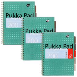 Bloc de lecture pukka a4+ vert métallisé