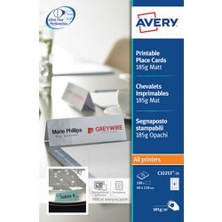 Cartes de visite avery c32253-25 blanc