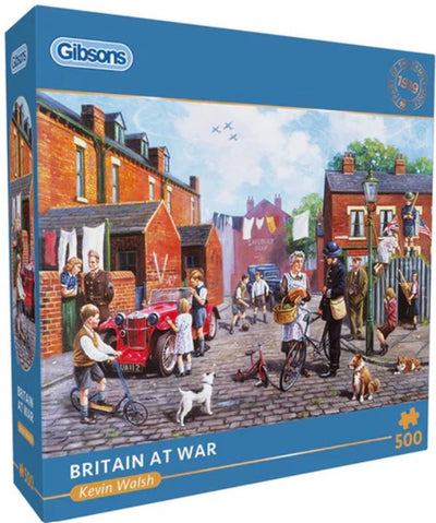 Gibsons - la Grande-Bretagne en guerre (par Kevin Walsh) - 500 pièces 48×34cm (l×h) - puzzle pour adultes