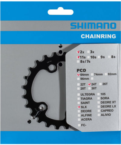 Plateau Shimano SLX 11V 24T Y1VG24000 M7000