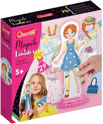 Quercetti Magnetic Fashion Dressing Doll, 29dlg.