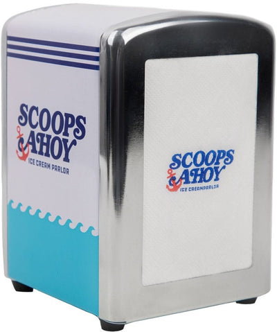 Cinereplicas Stranger Things Distributeur de Serviettes Ensemble Scoops Ahoy Cuisine et Vaisselle