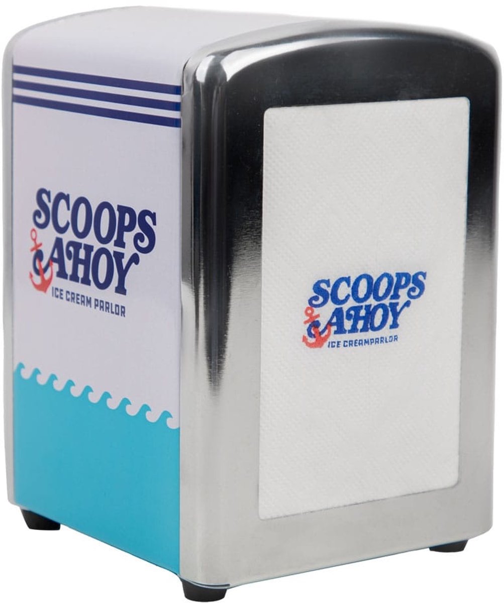 Cinereplicas Stranger Things Distributeur de Serviettes Ensemble Scoops Ahoy Cuisine et Vaisselle