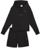 Puma short hooded relaxed suit 5” tr women's tracksuit - black