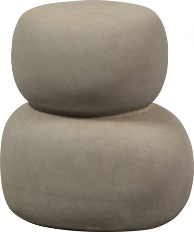 Table d'appoint Woood oda - fibre d'argile - gris vert - 47x41x35