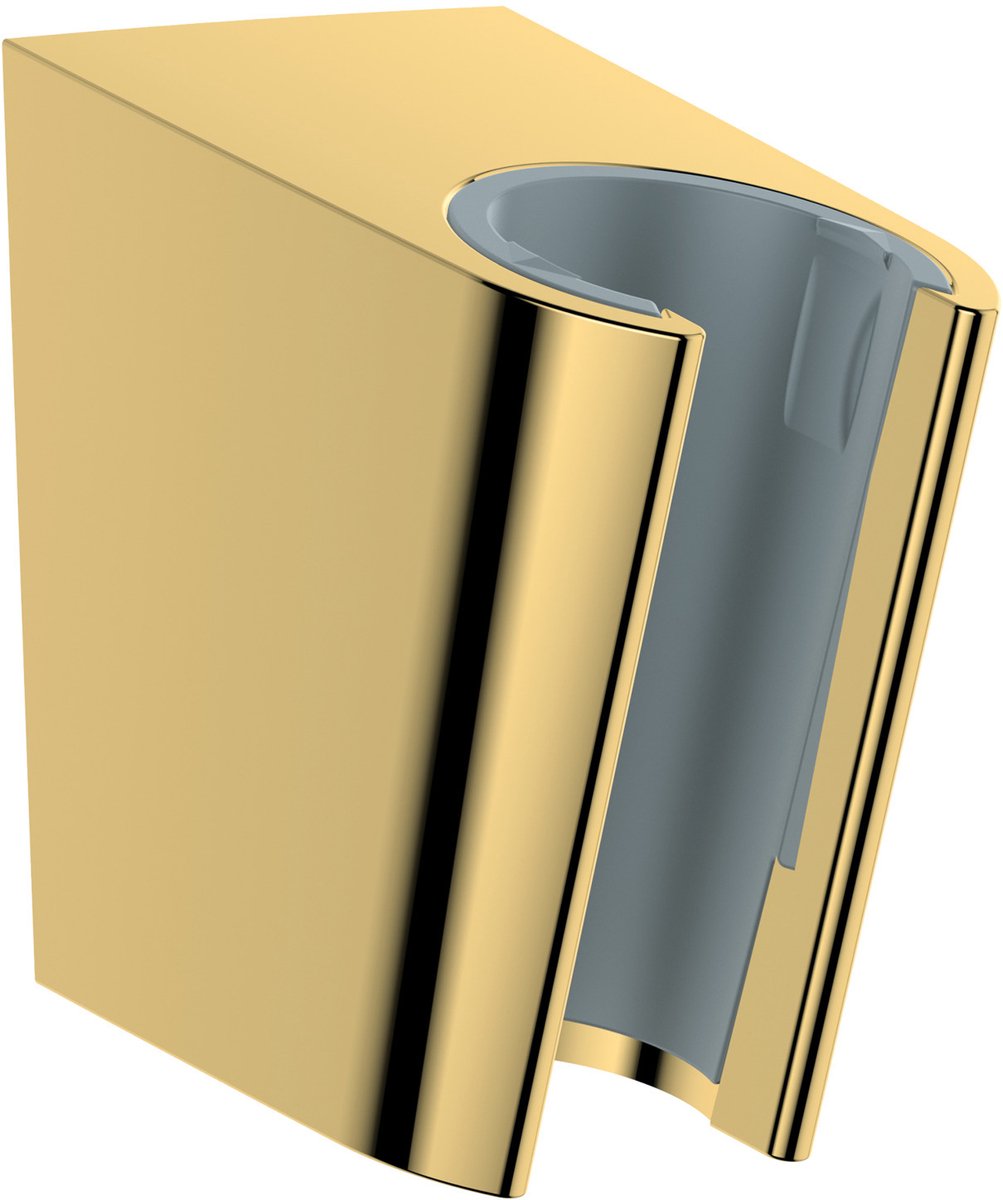 Support mural Hansgrohe Porter S optique or poli