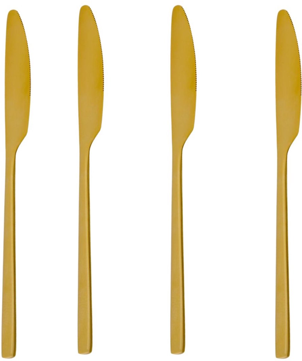Alpina couteau dîner 4pc or