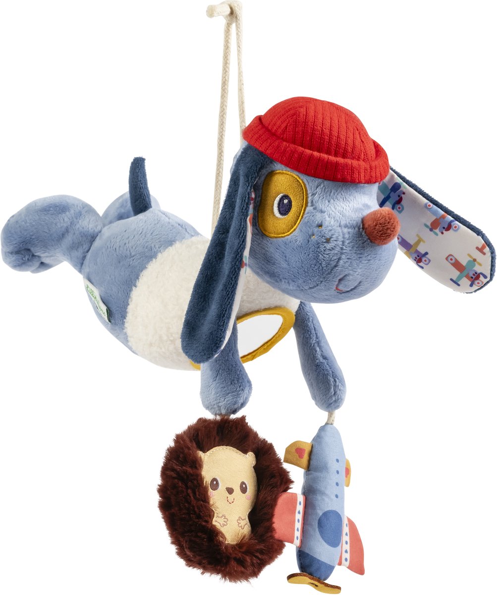 Lilliputiens - action nomade - peluche de jeu multifonction - Jules le chien