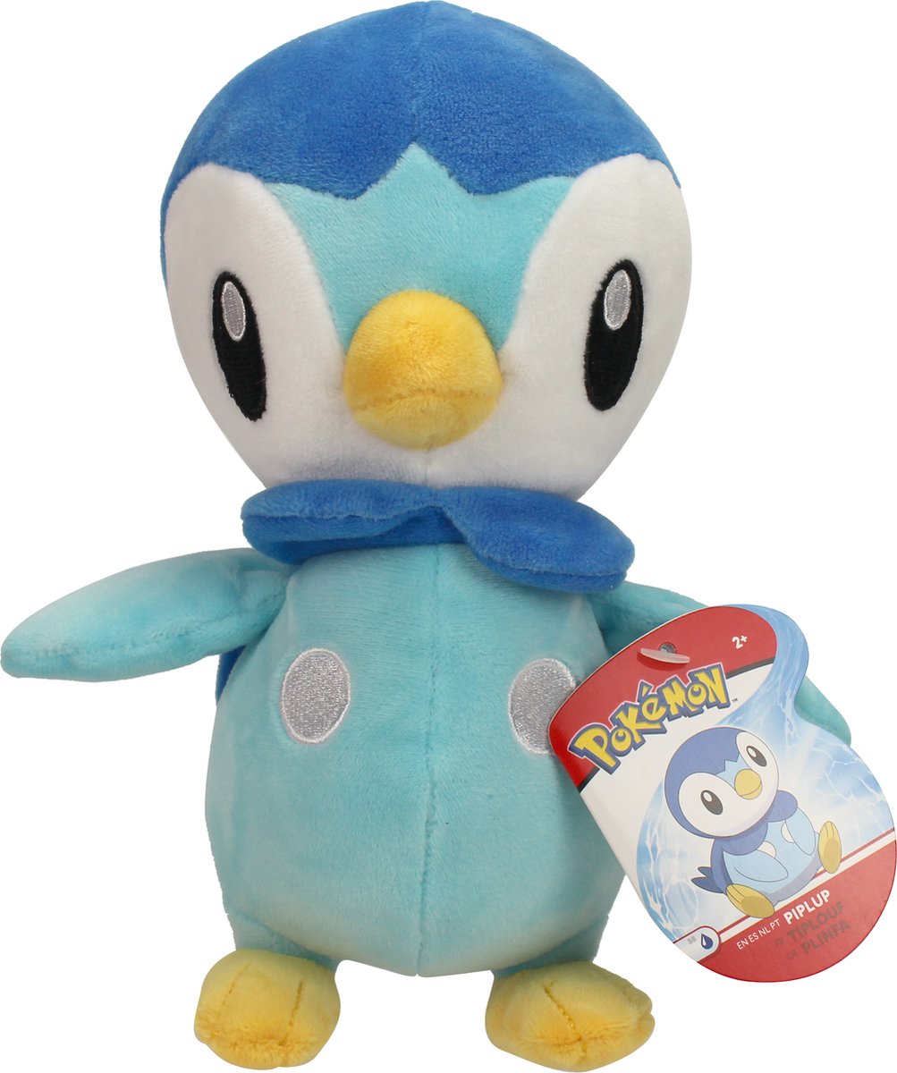 BOI Pokemon Cuddle Plush Piplup, 20 cm