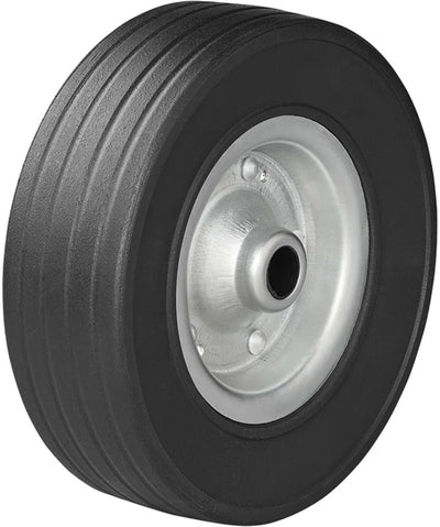 Pneu de roue avant Proplus 220 x 65 mm - pneu en caoutchouc à jante métallique - 300 kg