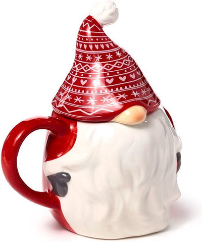 Tasse de céramique formée de Noël de Noël Scandi