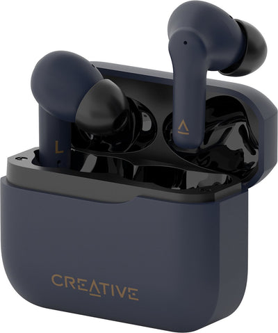 Creative zen air plus - écouteurs sans fil - ciemnoniebieskie - bluetooth 5.3 - anc