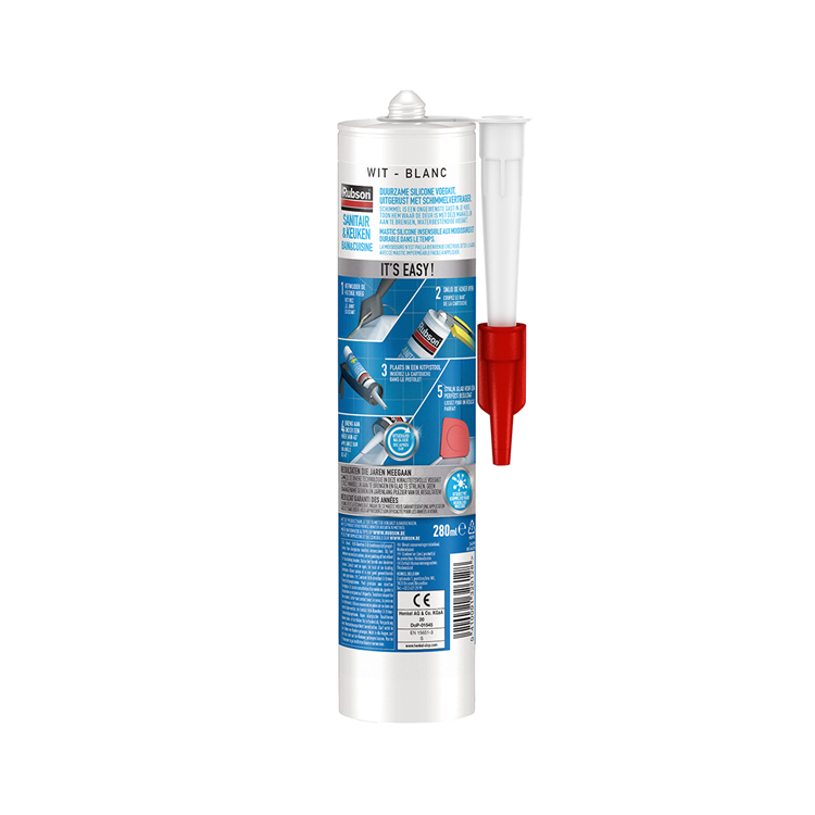 Rubson 1065996 - Cuisine sanitaire à étanchéité facile 280ml | 12 pièces