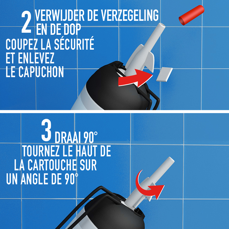 Rubson 1065999 - Cuisine sanitaire à étanchéité facile 100ml | 12 pièces