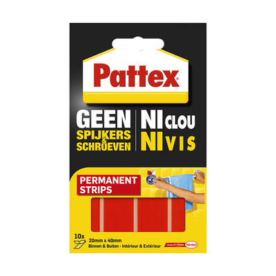 Pattex 1002601 - supermont.strip permanent | 6 pièces