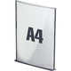 Panneau d'information paperflow a4 transparent fusain