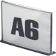 Tableau d'information paperflow a6 transparent noir