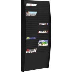 Panneau porte-documents paperflow 50 compartiments noir
