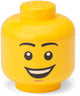 Boîte de rangement Lego, boîte de rangement, mini, 10 cm, tête, happy boy -