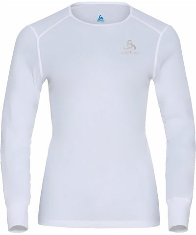 Odlo chemise thermique à manches longues active warm femme - blanc - taille m