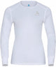 Odlo chemise thermique à manches longues active warm femme - blanc - taille m