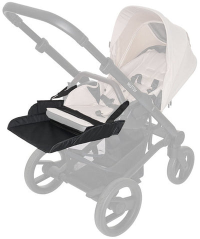 Rallonge de siège pour poussette Dooky® dooky - allonge le siège de 40 cm - noir - universelle, s'adapte à la plupart des poussettes