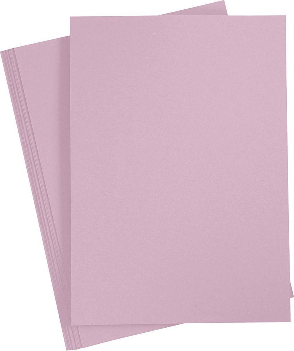 Creativ Company Cardboard Light Purple A4 220G, 10st.
