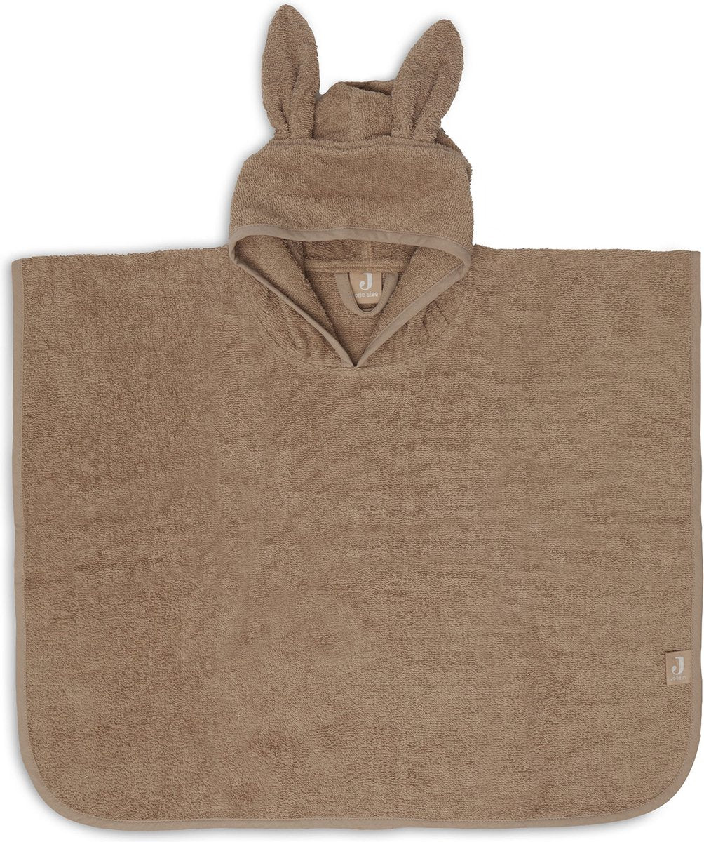 Poncho de bain Jollein en éponge - biscuit