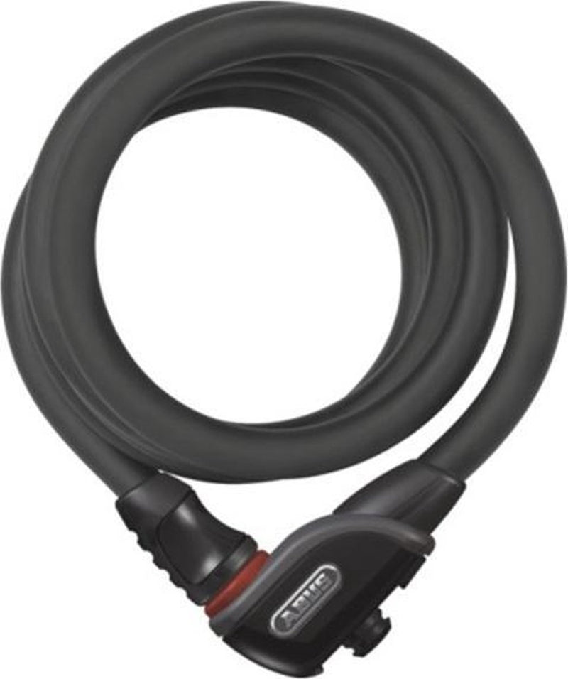 Abus câble antivol Phantom 8950 180 Texfl - antivol de vélo avec support Texfl pour le cadre de vélo - 12 15 mm - niveau de sécurité 5 - noir