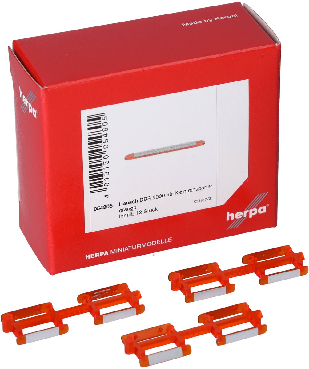 Herpa hänsch dbs 5000 transporteur à poutre pivotante, orange (12 pièces)