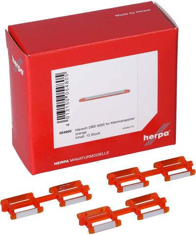 Herpa hänsch dbs 5000 transporteur à poutre pivotante, orange (12 pièces)