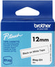 Ruban pour étiquettes Brother btag-231 noir sur blanc – largeur 12 mm