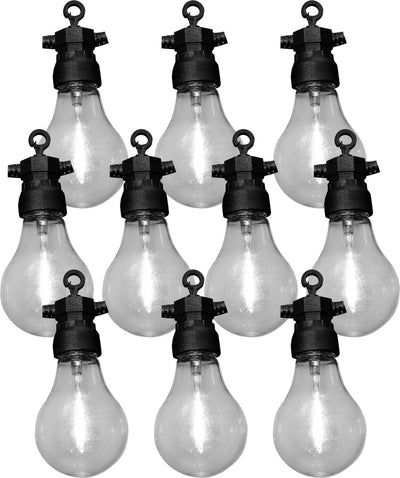 Luxform - cordon lumineux tahiti - avec 10 lumières LED blanc chaud - connectable - adapté pour l'extérieur