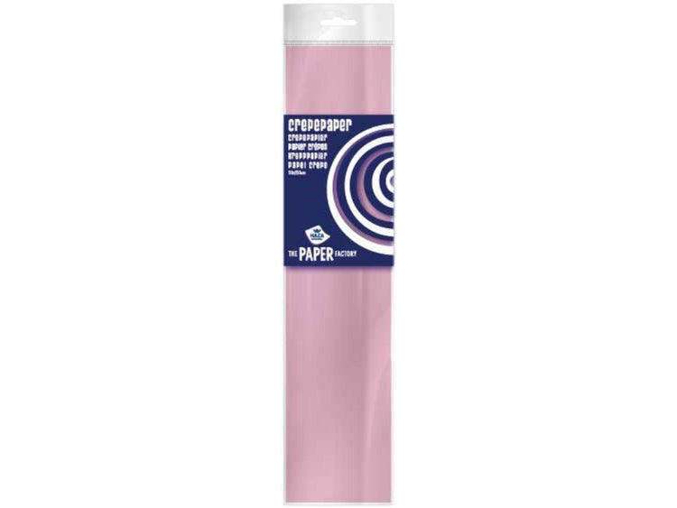 Papier crépon Haza 50x250 rose saumon, paquet de 10
