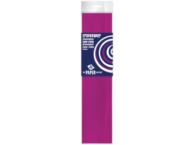 Papier crépon Haza 50x250 rose, paquet de 10 rouleaux