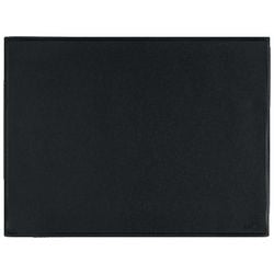 Sous-main helit the flat PVC noir mat 40 x 53 cm