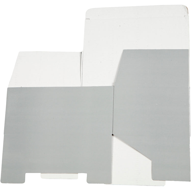 Boîte en carton Creativ company, h : 10 cm, l : 22 cm, l : 15,5 cm, gris clair, 1 pièce