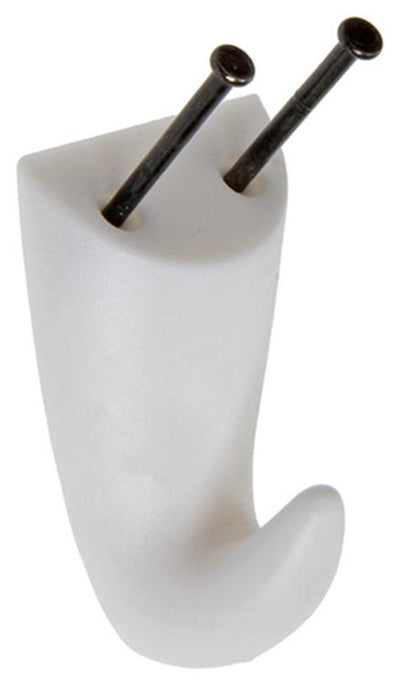 3m 1052424 - crochet pour plâtre et bois blanc petit | 1 pièce
