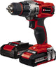 Perceuse-visseuse sans fil Einhell te-cd 18 2 li | 18v | 44 nm | 2 batteries 2,0 Ah + chargeur | au cas où - 4514231