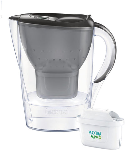 Pichets Brita-bouilloire filtrante marella cool memo, capacité 2,4 l, filtre maxtra pro, graphite 1052794