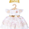 Heless Doll Robe Princess avec couronne, 28-35 cm