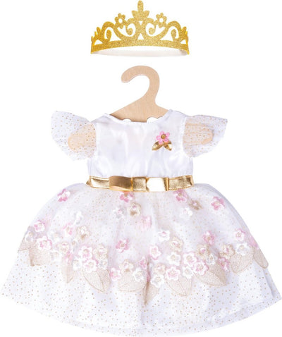 Heless Doll Robe Princess avec couronne, 28-35 cm