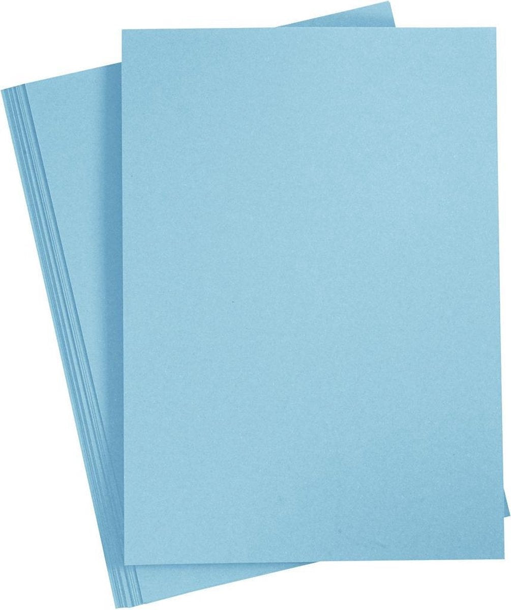 Creativ Company Cardboard Blue Blue A4 220G, 10st.