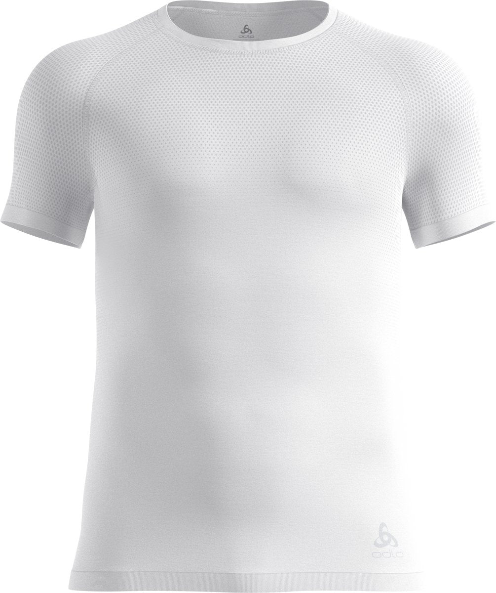 Odlo couche de base performance x-light à manches courtes - homme - blanc - s