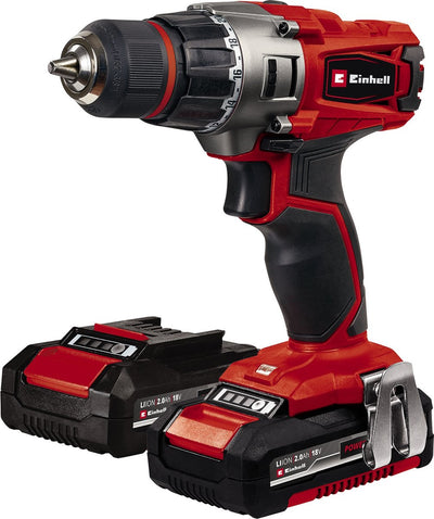 Perceuse-visseuse sans fil Einhell te-cd 18 2 li | 18v | 44 nm | 2 batteries 2,0 Ah + chargeur | au cas où - 4514231