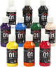 Creativ Company Acrylique Paint Couleur brillante, 10x100ml