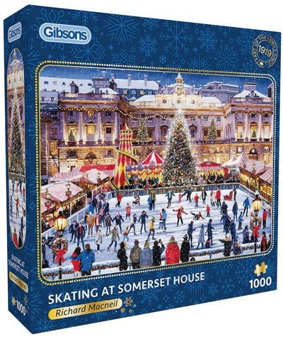 Gibsons - patiner à Somerset House (par Richard Macneil) - 1000 pièces 49×68cm (l×h) - puzzle pour adultes
