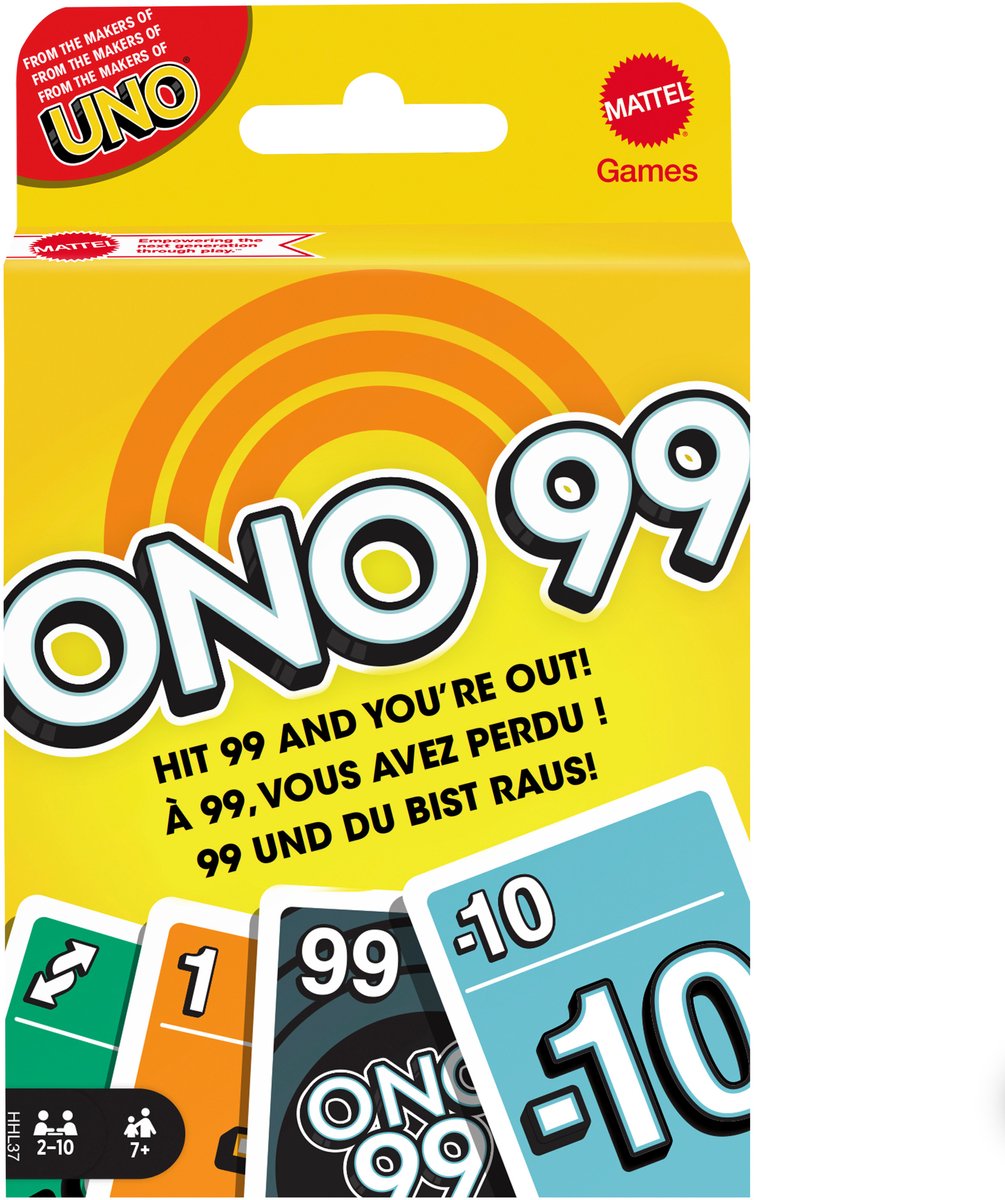Jeu de cartes Mattel O'No 99