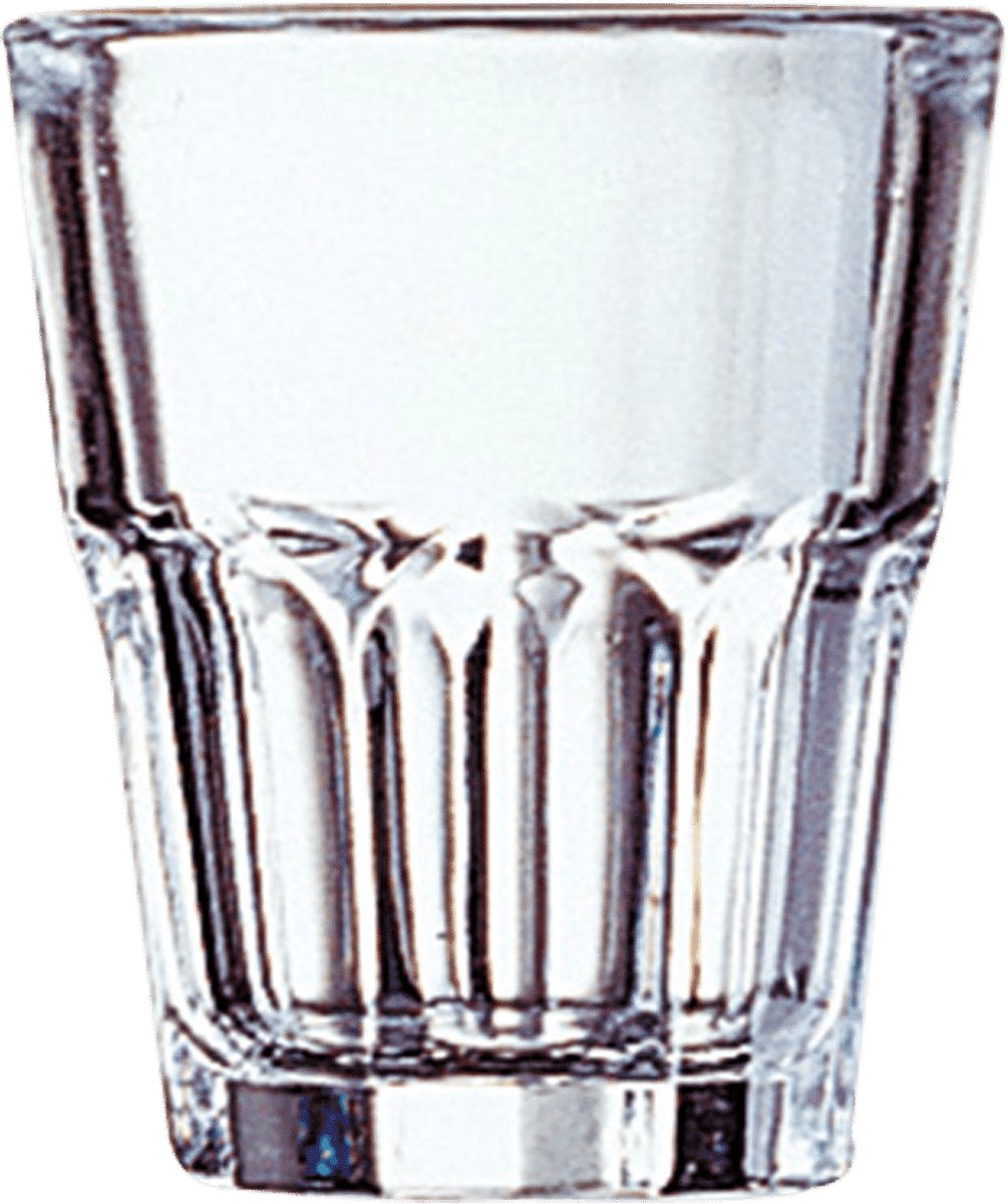 Verre à shot granité Arcoroc 4,5 cl - 12 pièces