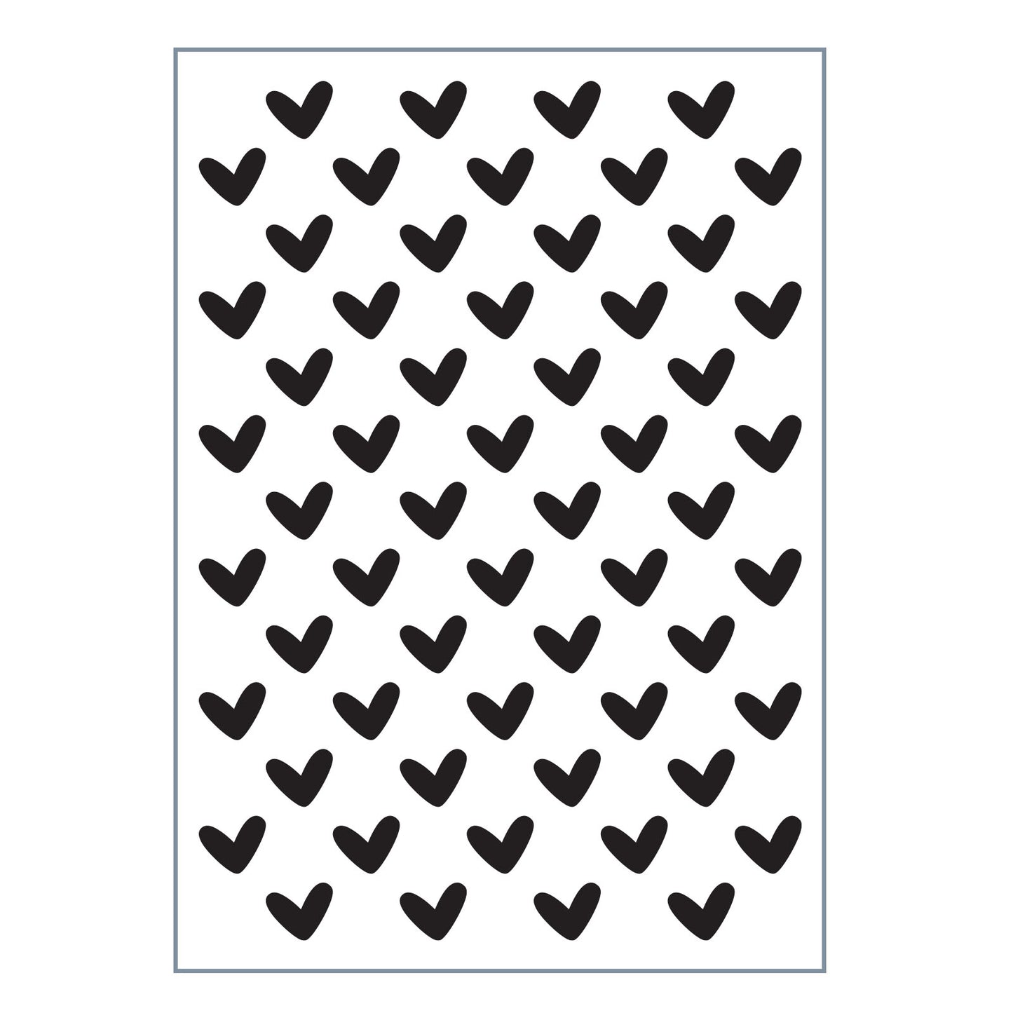 Vaessen creative • love it gaufrage dossier coeurs